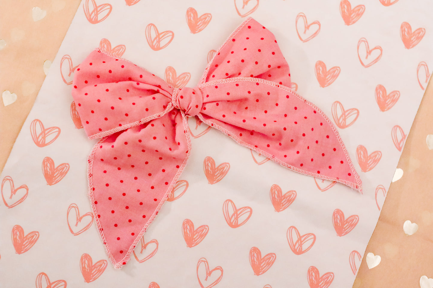 Pink Dot Fable Bow
