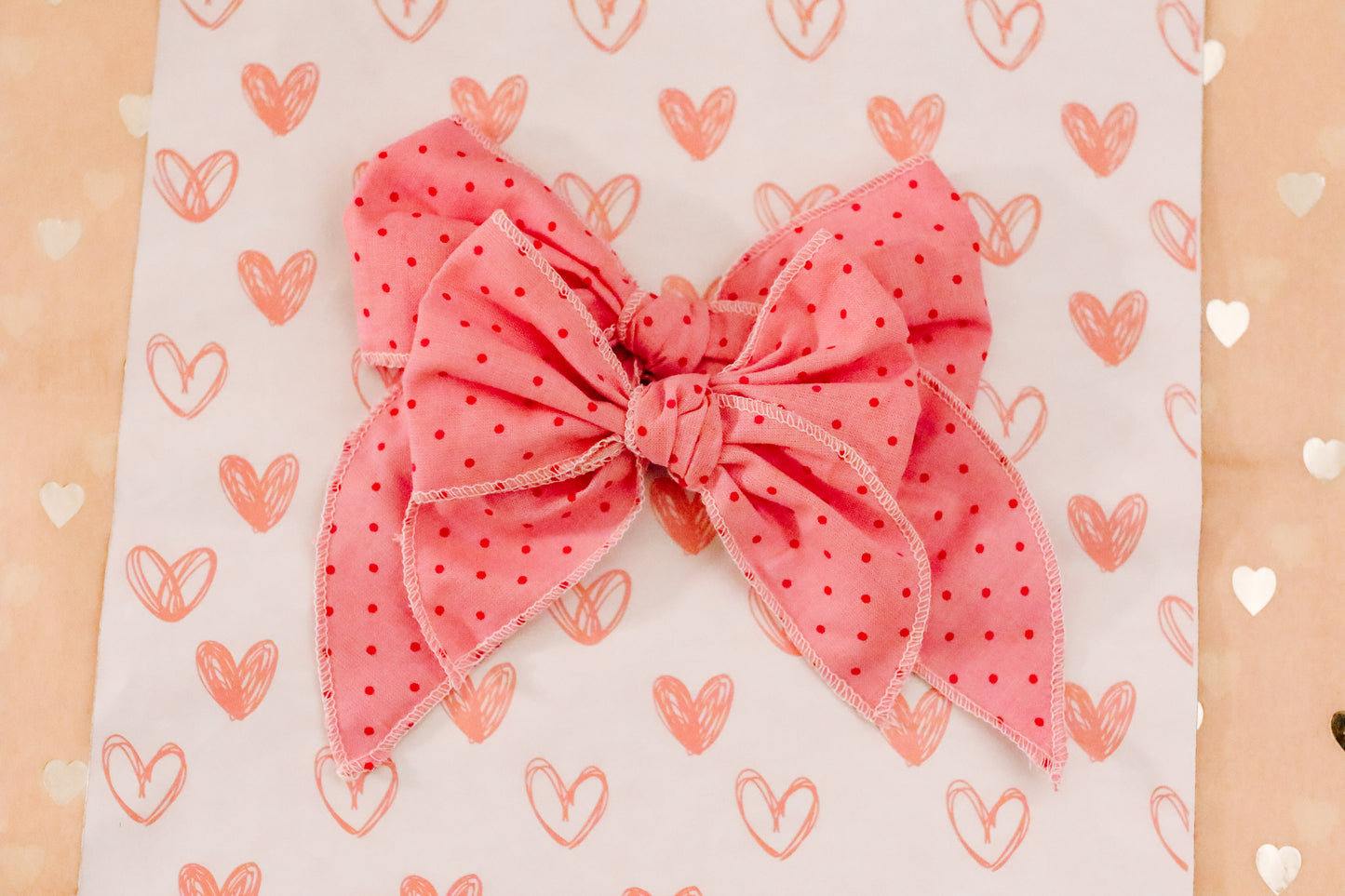 Pink Dot Fable Bow