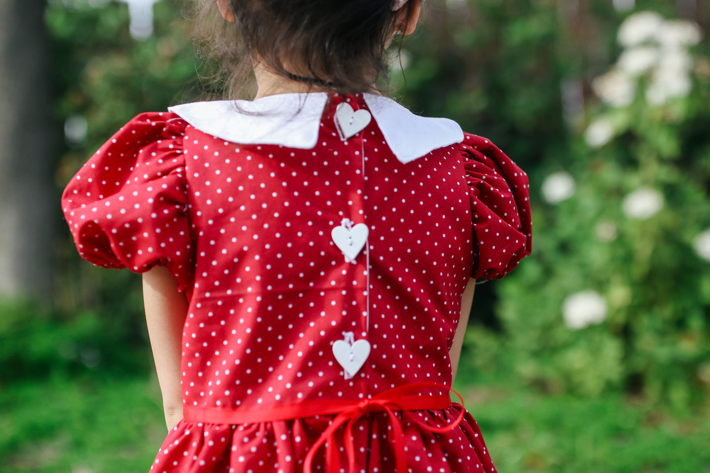 Red Polka Dot Dress (OAK)