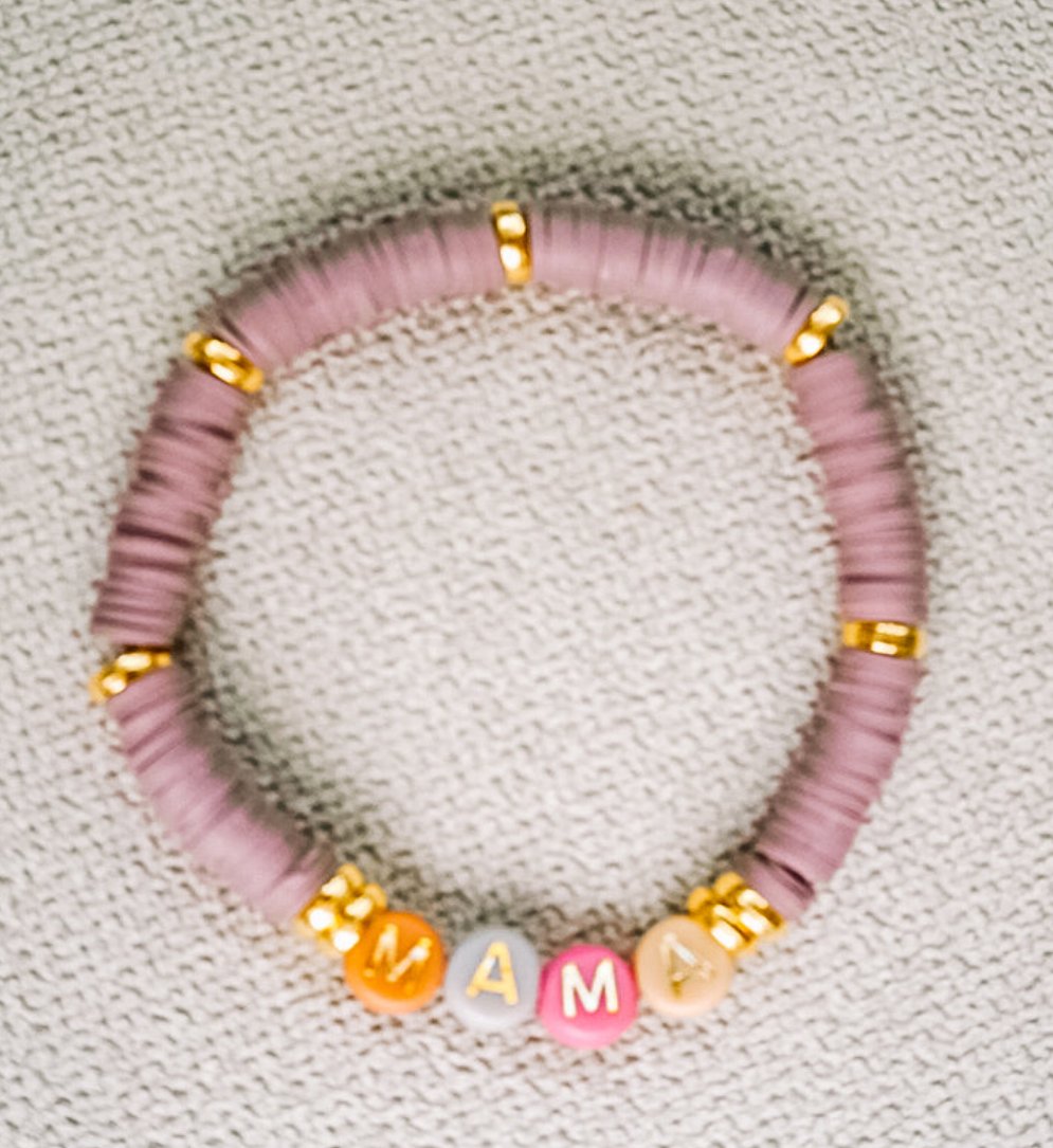 Mama Clay Stacker Bracelets