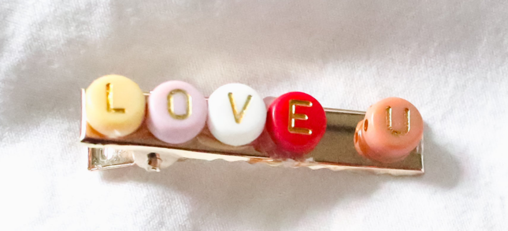 Letter Bead Clips