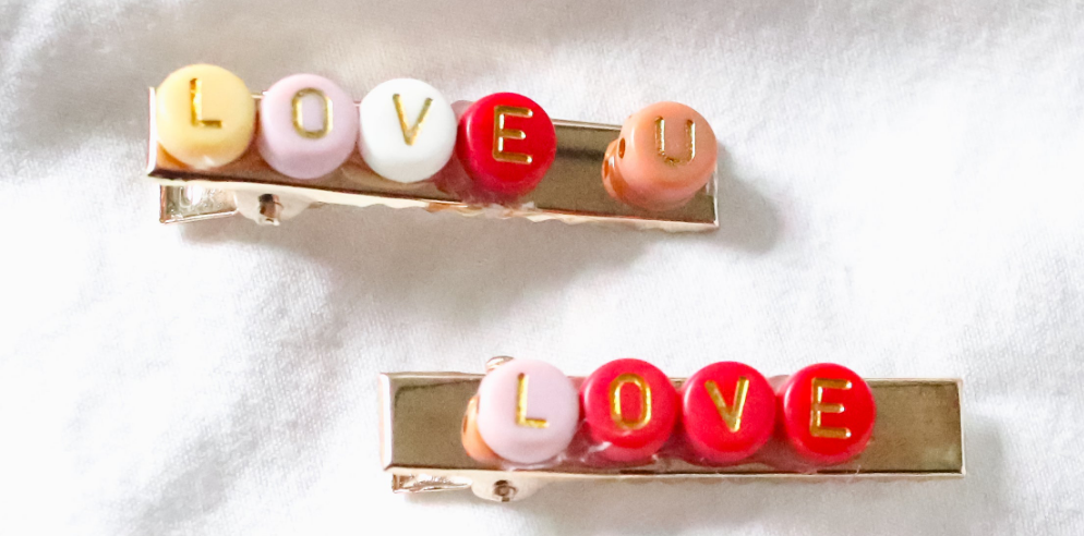 Letter Bead Clips