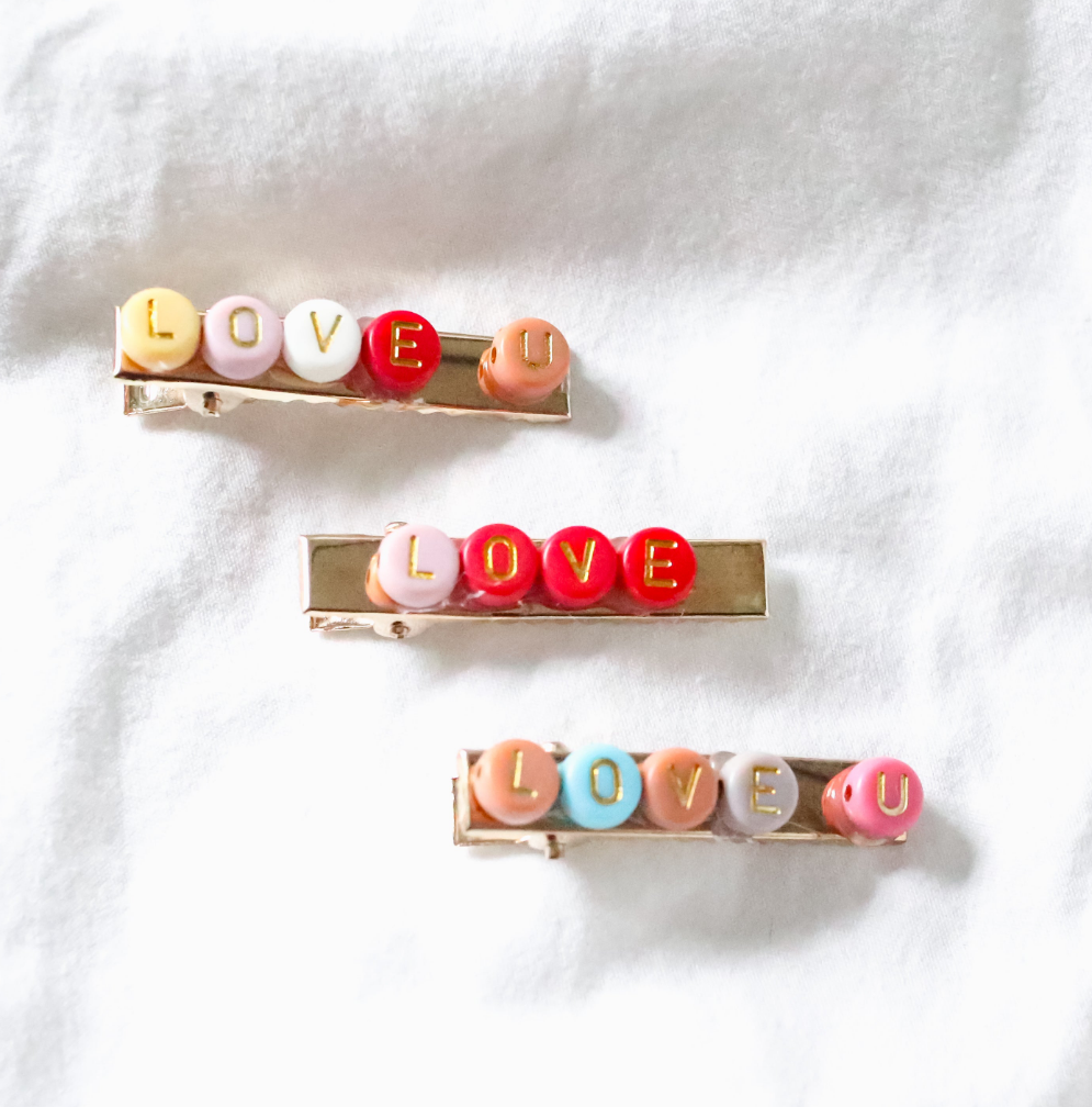 Letter Bead Clips