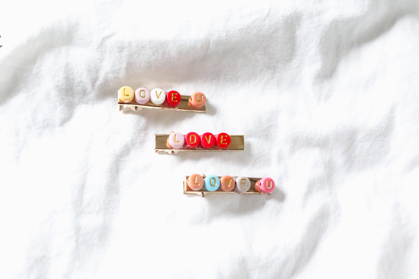 Letter Bead Clips