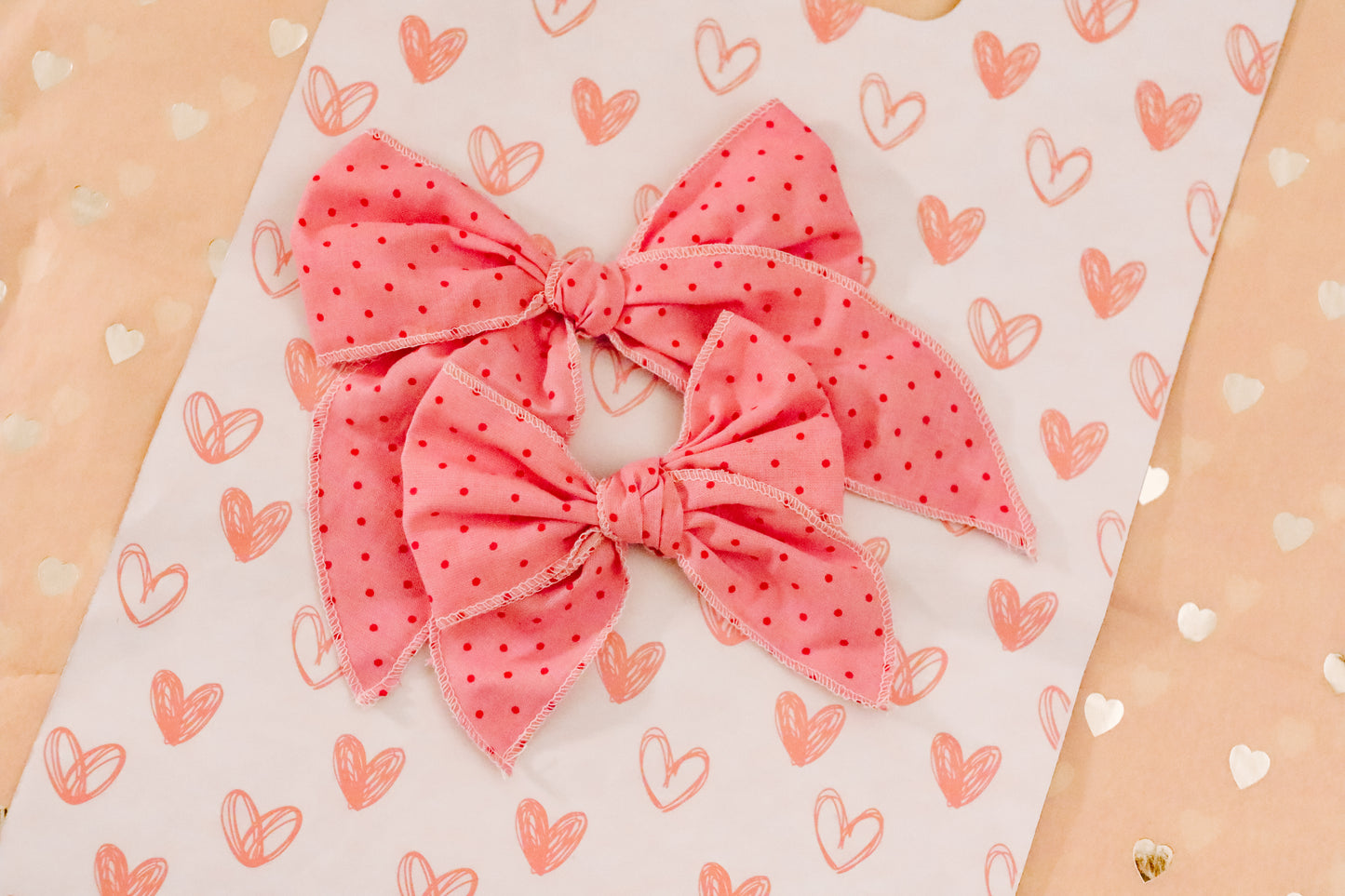 Pink Dot Fable Bow