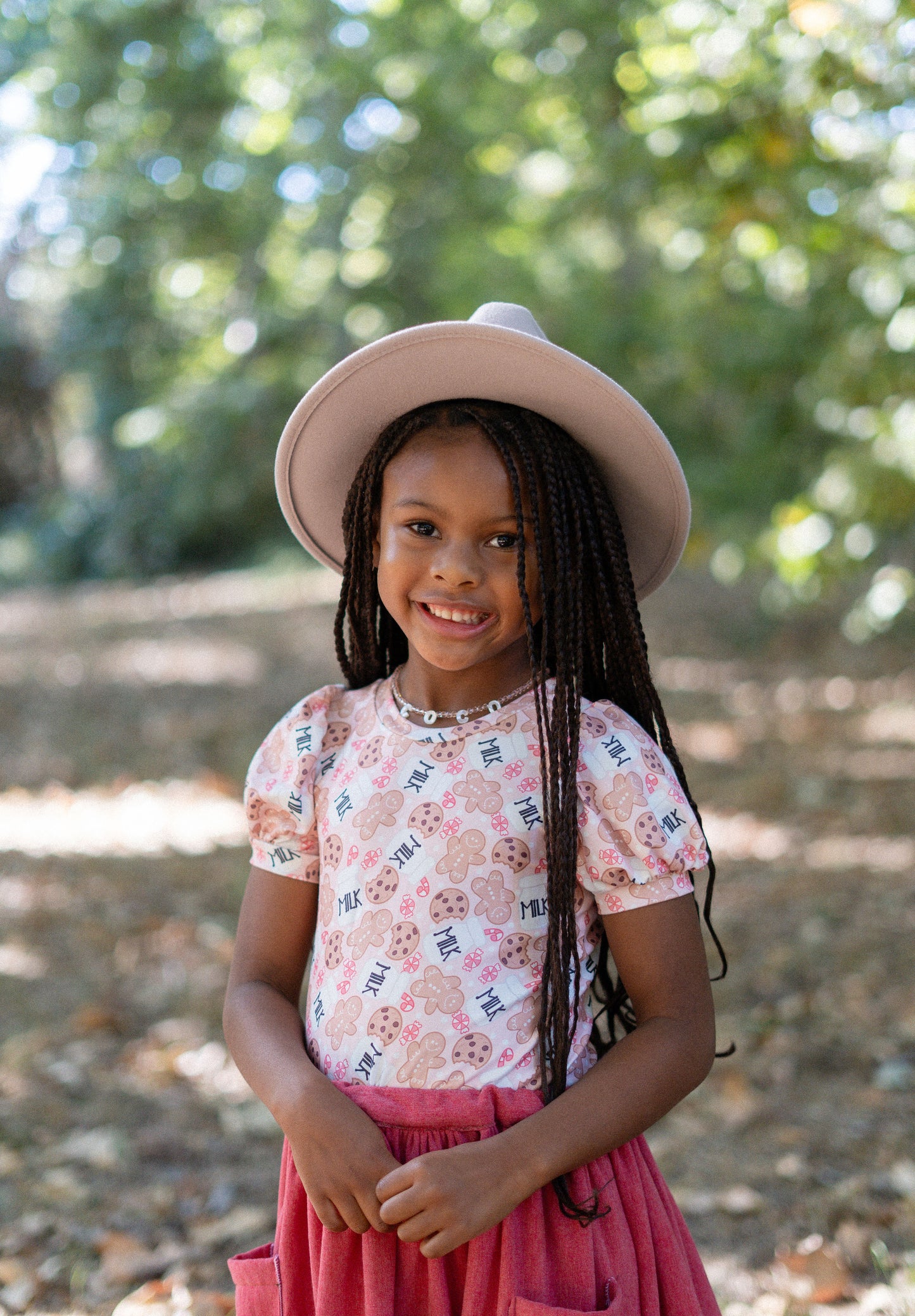 The Emma Blouse- Milk & Cookies