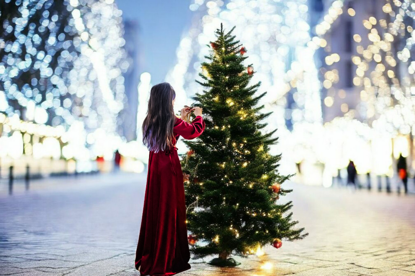 ✨ Velvet Wrap Twirl Dress — Holiday Edition ✨