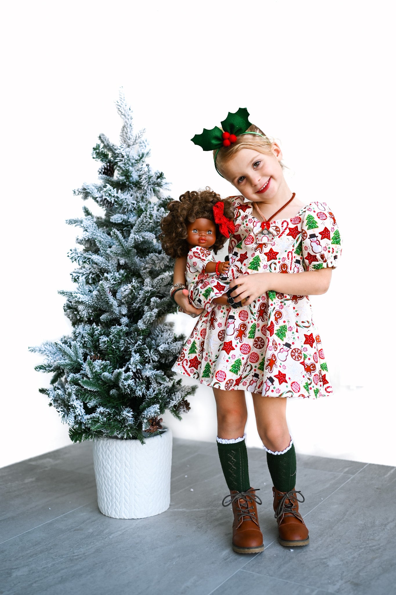 Dolly & Me Matching Holiday Dresses