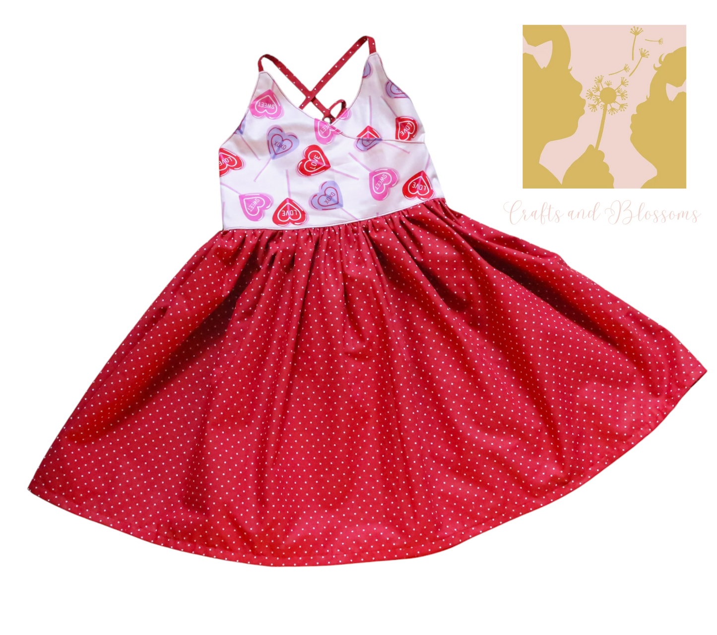 Heart Lollis Dress (RTS)