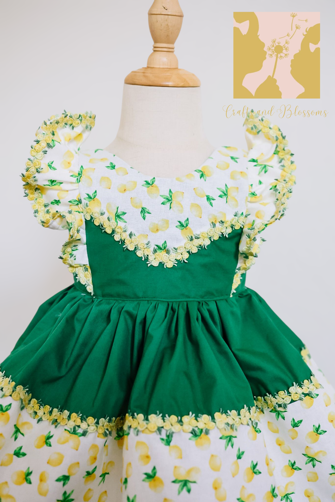 🍋 Lemonade Dress 🍋 (RTS size 12m)