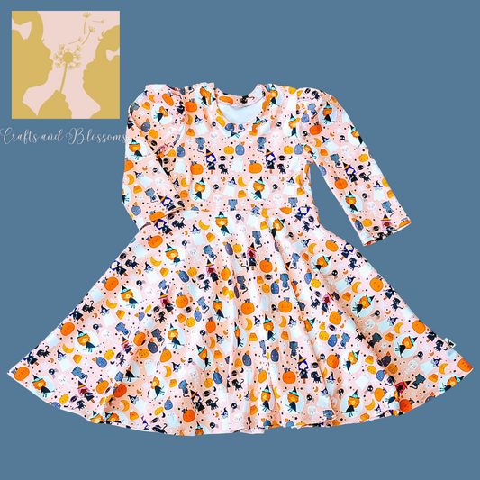 Spooky Sweet Twirl Dress