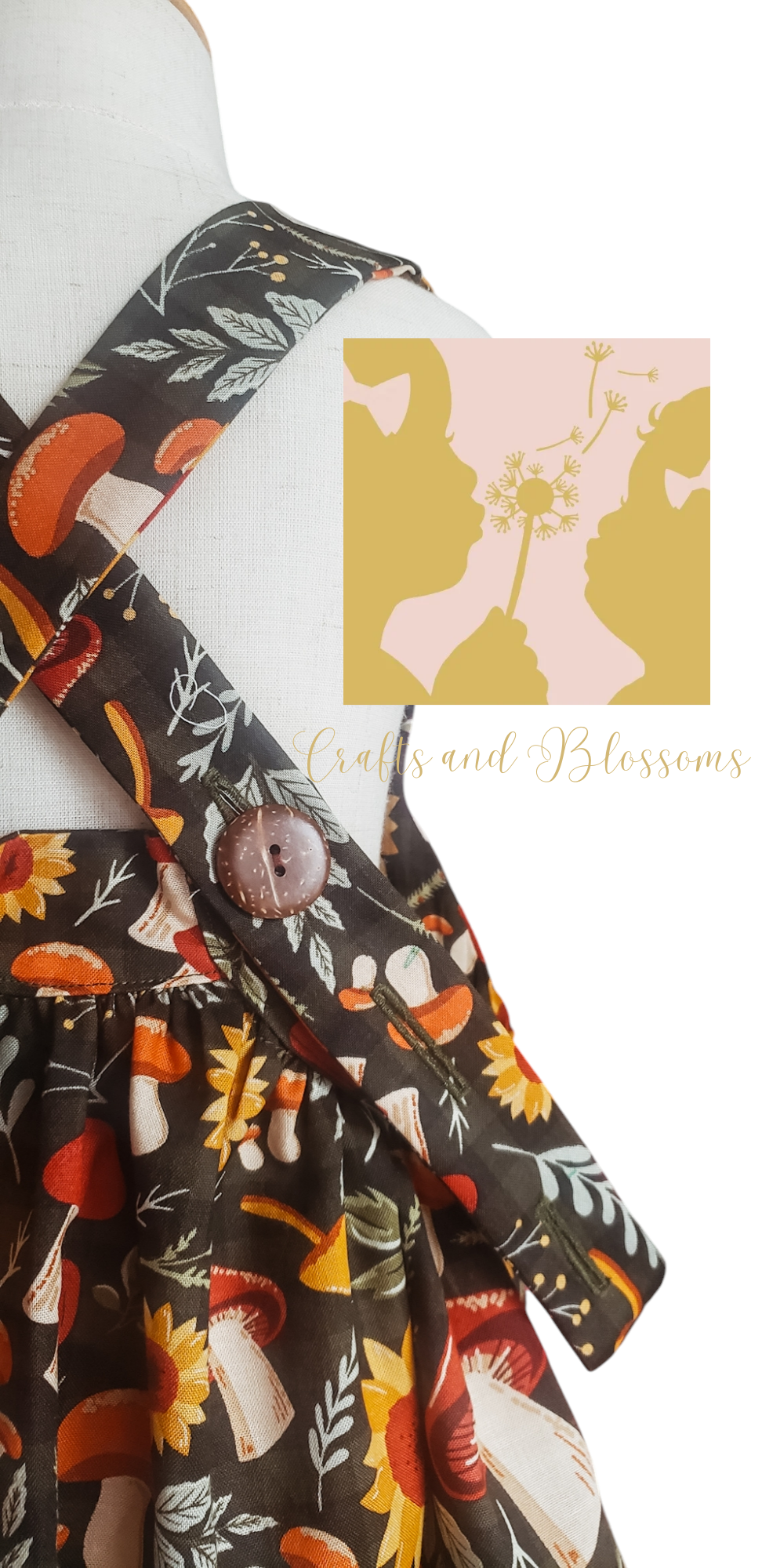 Mushrooms and Sunflower Pinny RTS