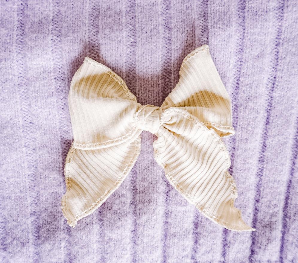Beige Fable Bow